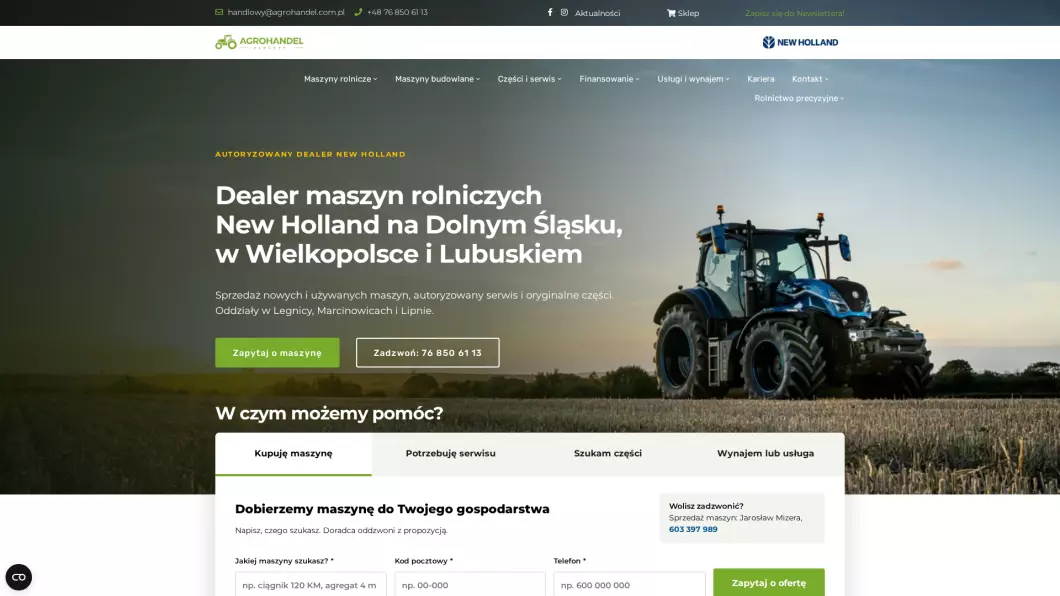 Agrohandel - zrzut ekranu